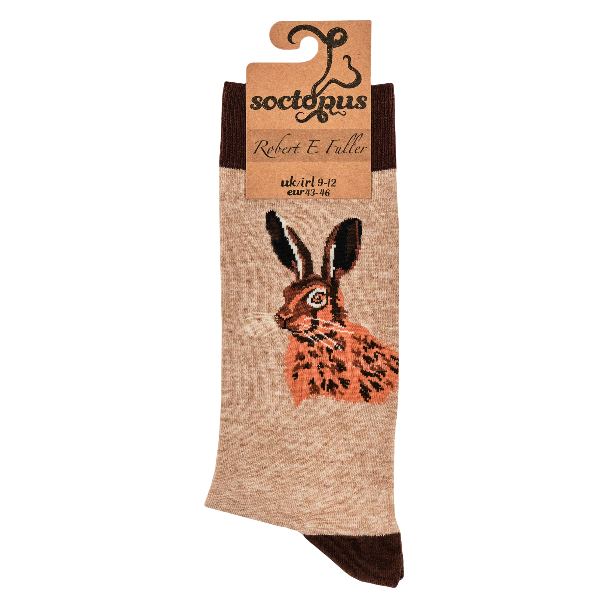Hare Socks - Portrait of a Leveret