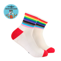 Pride Quarter Athletic Socks