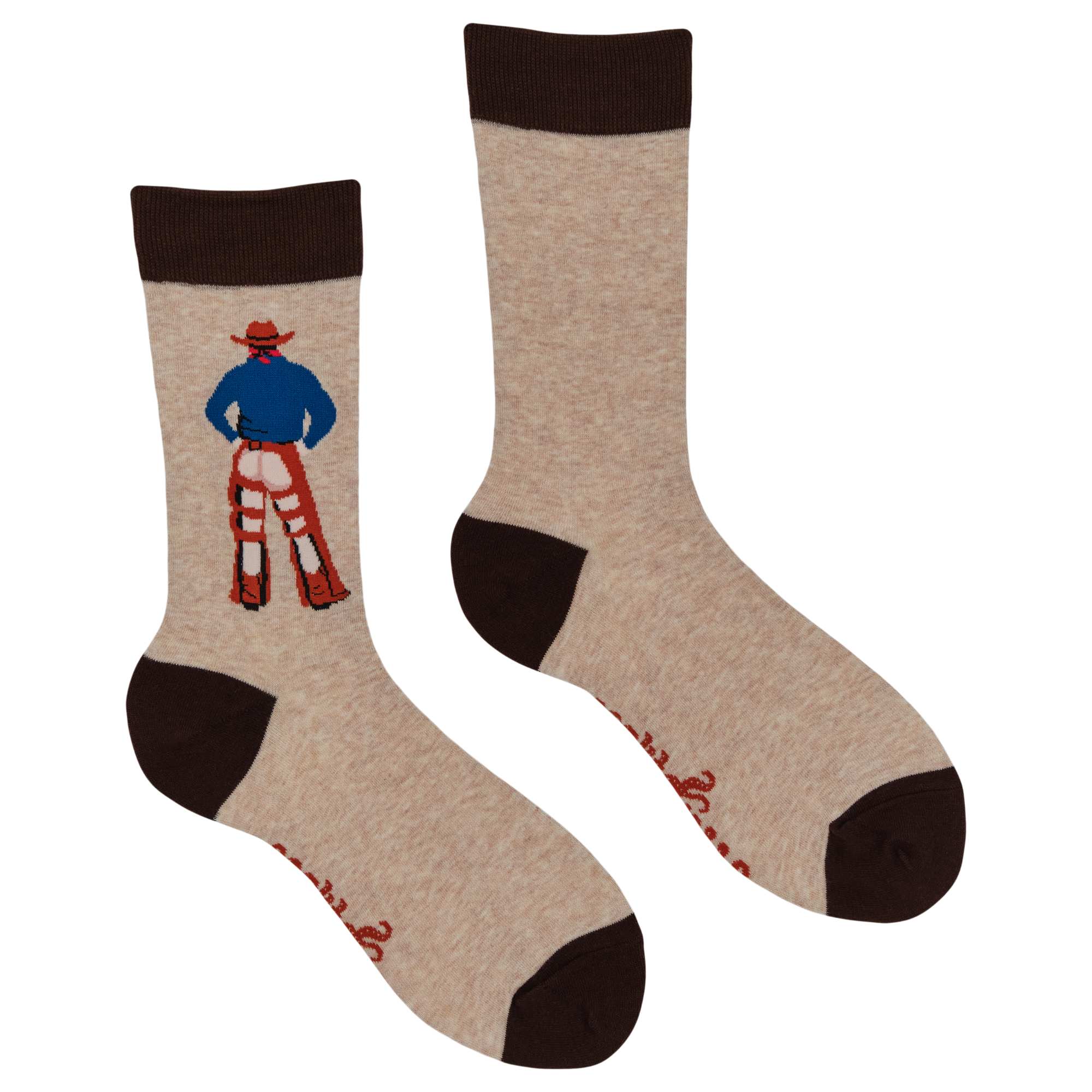 Cowboy Socks - Raw Hide