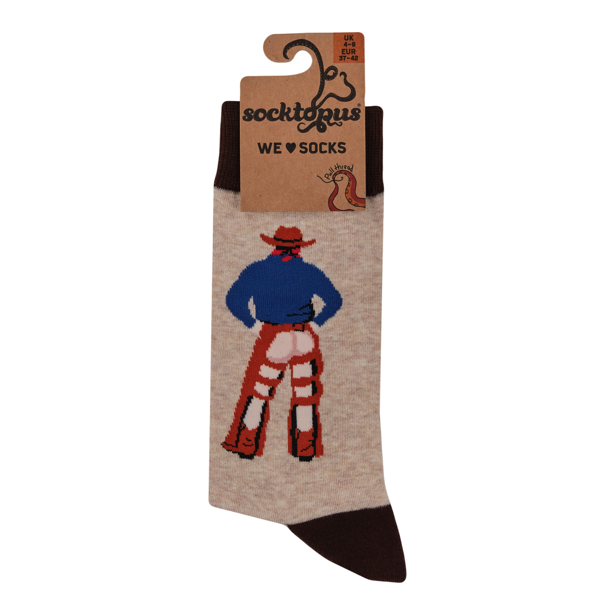 Cowboy Socks - Raw Hide