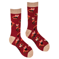 Red Panda Socks