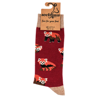 Red Panda Socks