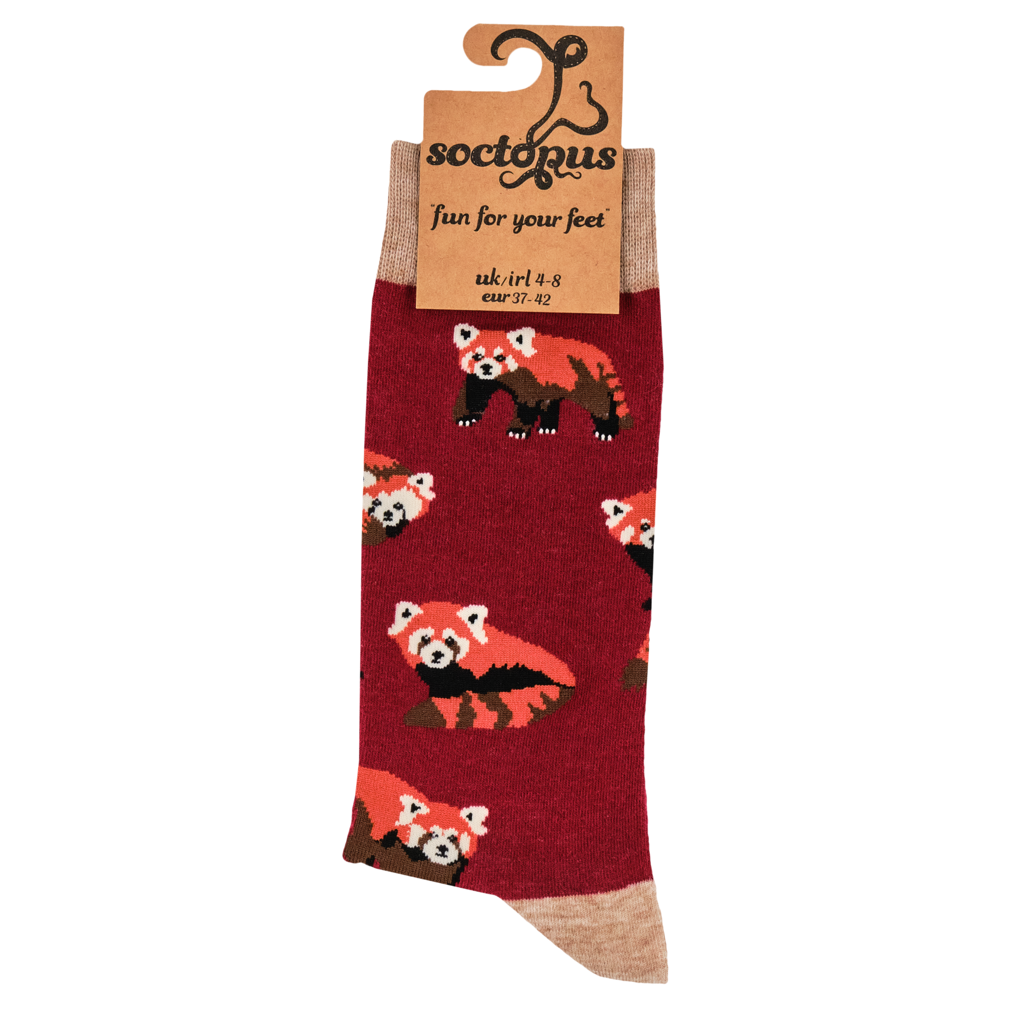 Red Panda Socks