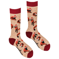 Red Panda Socks