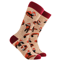 Red Panda Socks