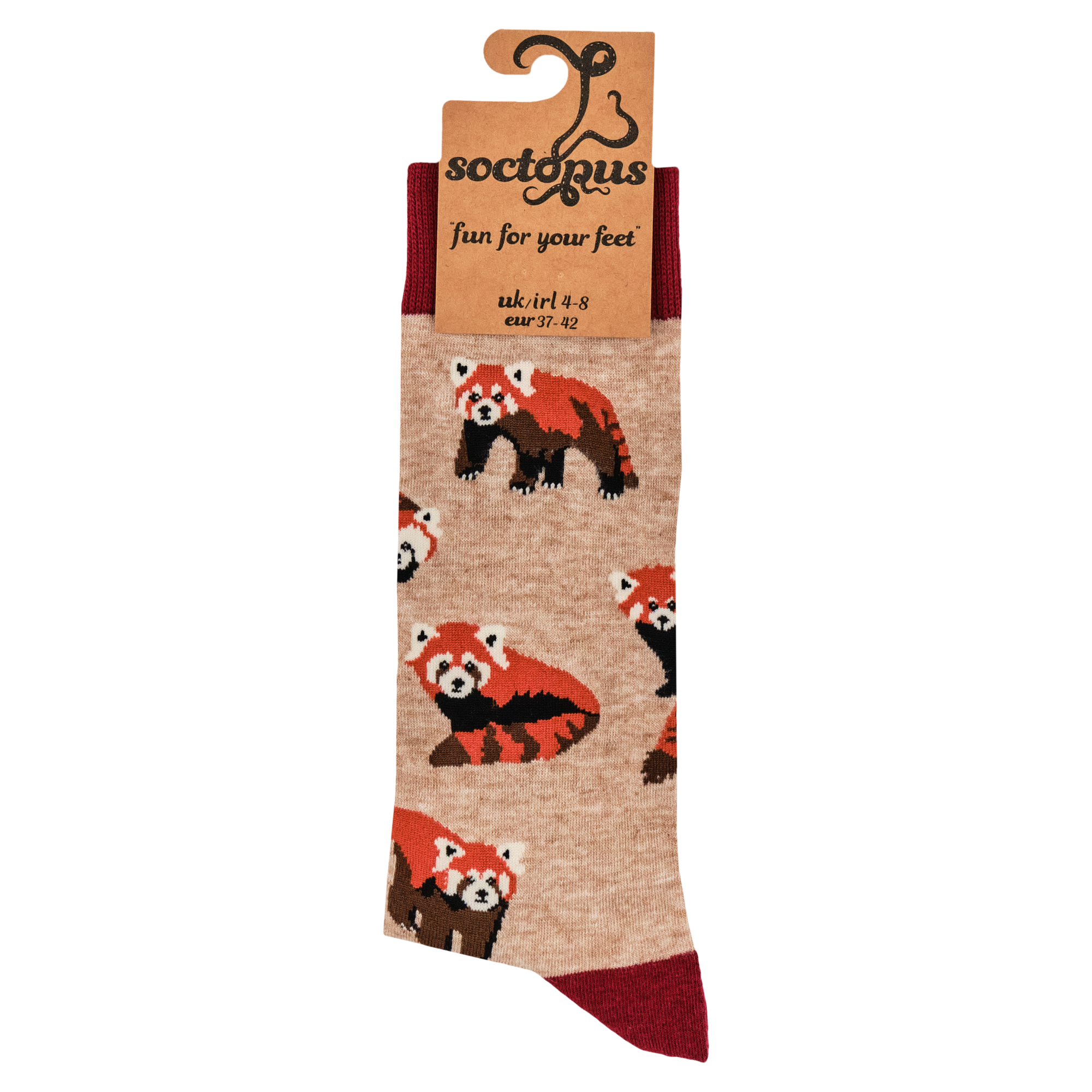 Red Panda Socks