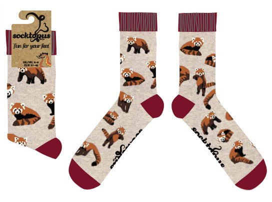 Red Panda Socks