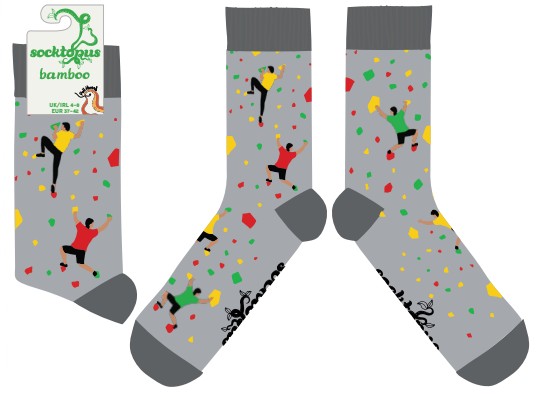 Rock Climbing Bamboo Socks