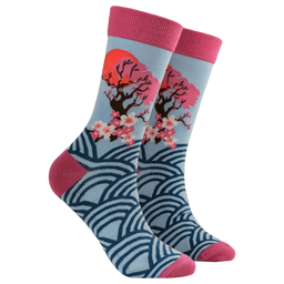 Sakura Cherry Blossom Bamboo Socks