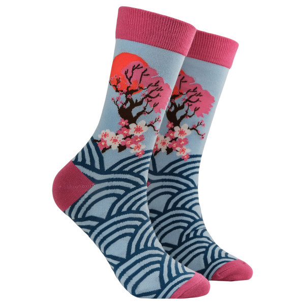 Sakura Cherry Blossom Bamboo Socks