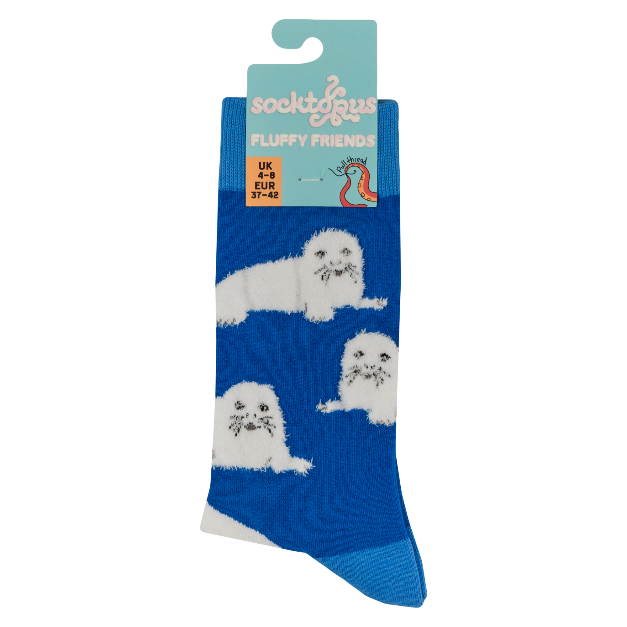 Fluffy Seal Socks - Sealiciously Fluffy