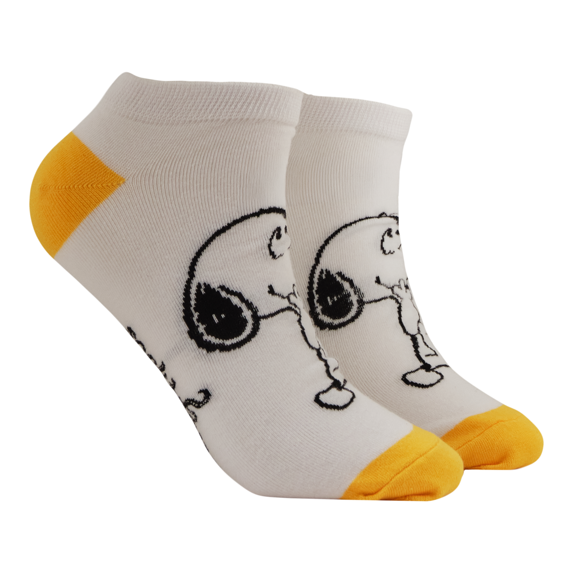 Smiley Snoopy Trainer Socks - Peanuts