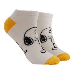 Smiley Snoopy Trainer Socks - Peanuts
