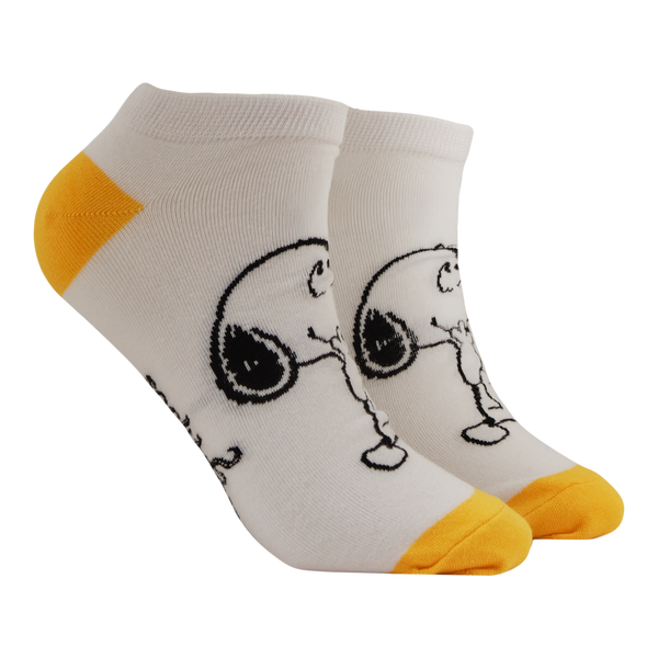 Smiley Snoopy Trainer Socks - Peanuts