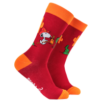 Snoopy Howdy Cowboy Socks - Peanuts