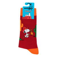 Snoopy Howdy Cowboy Socks - Peanuts
