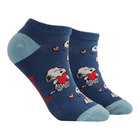 Snoopy in Love Trainer Socks - Peanuts