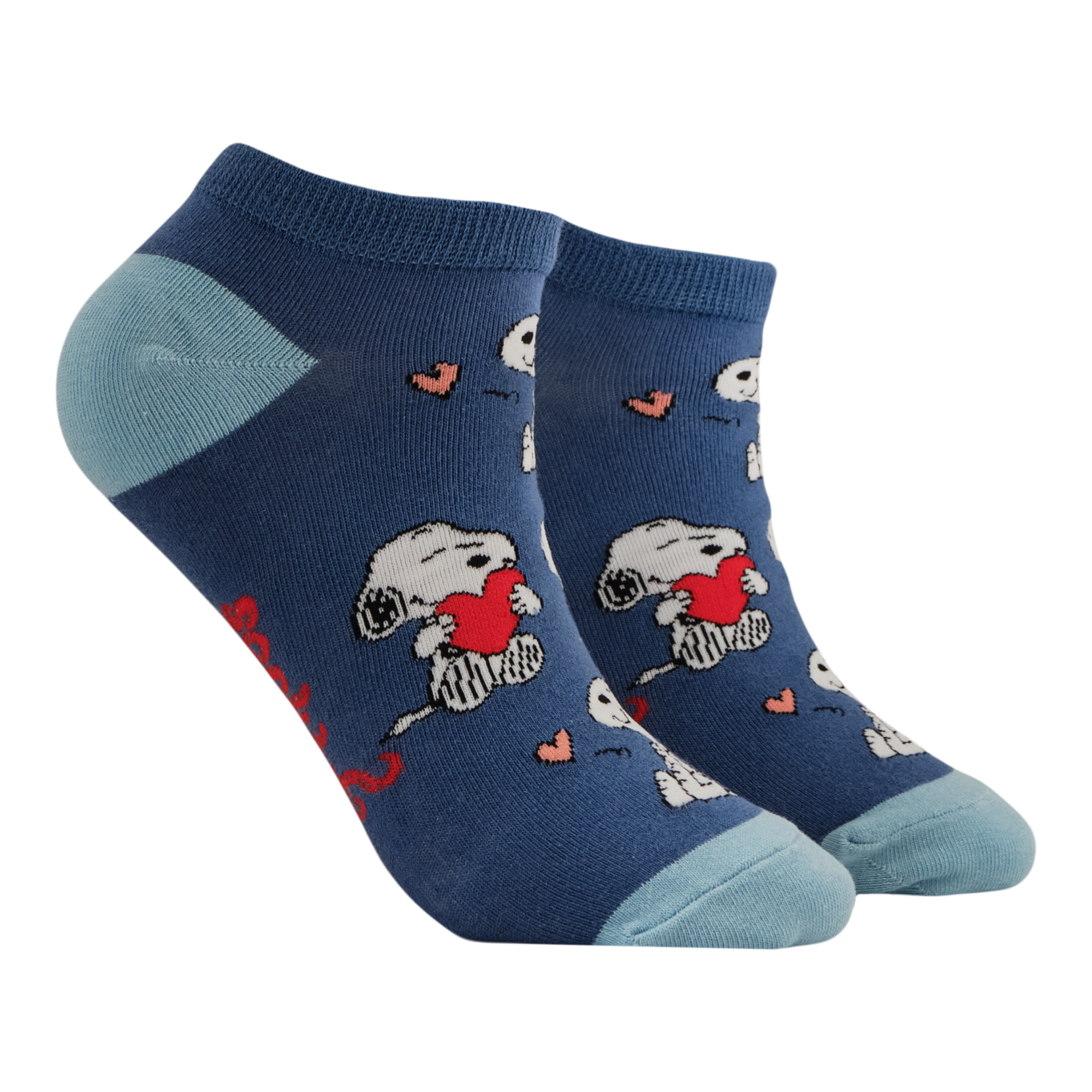 Snoopy in Love Trainer Socks - Peanuts