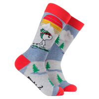Snoopy In The Mountains Socks - Peanuts