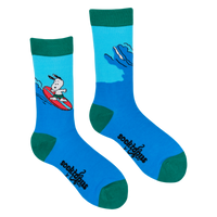 Snoopy Surfs Up Socks - Peanuts