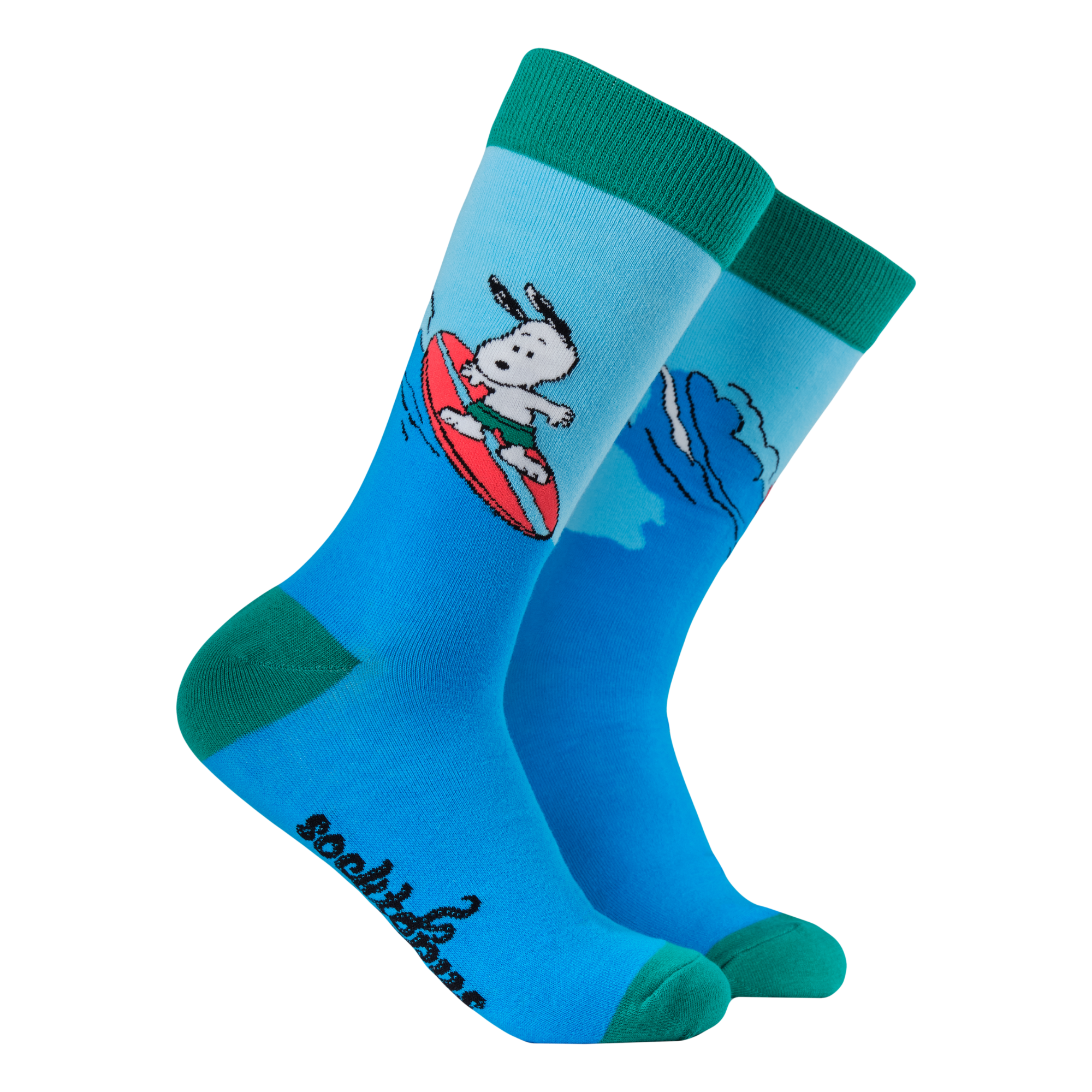 Snoopy Surfs Up Socks - Peanuts