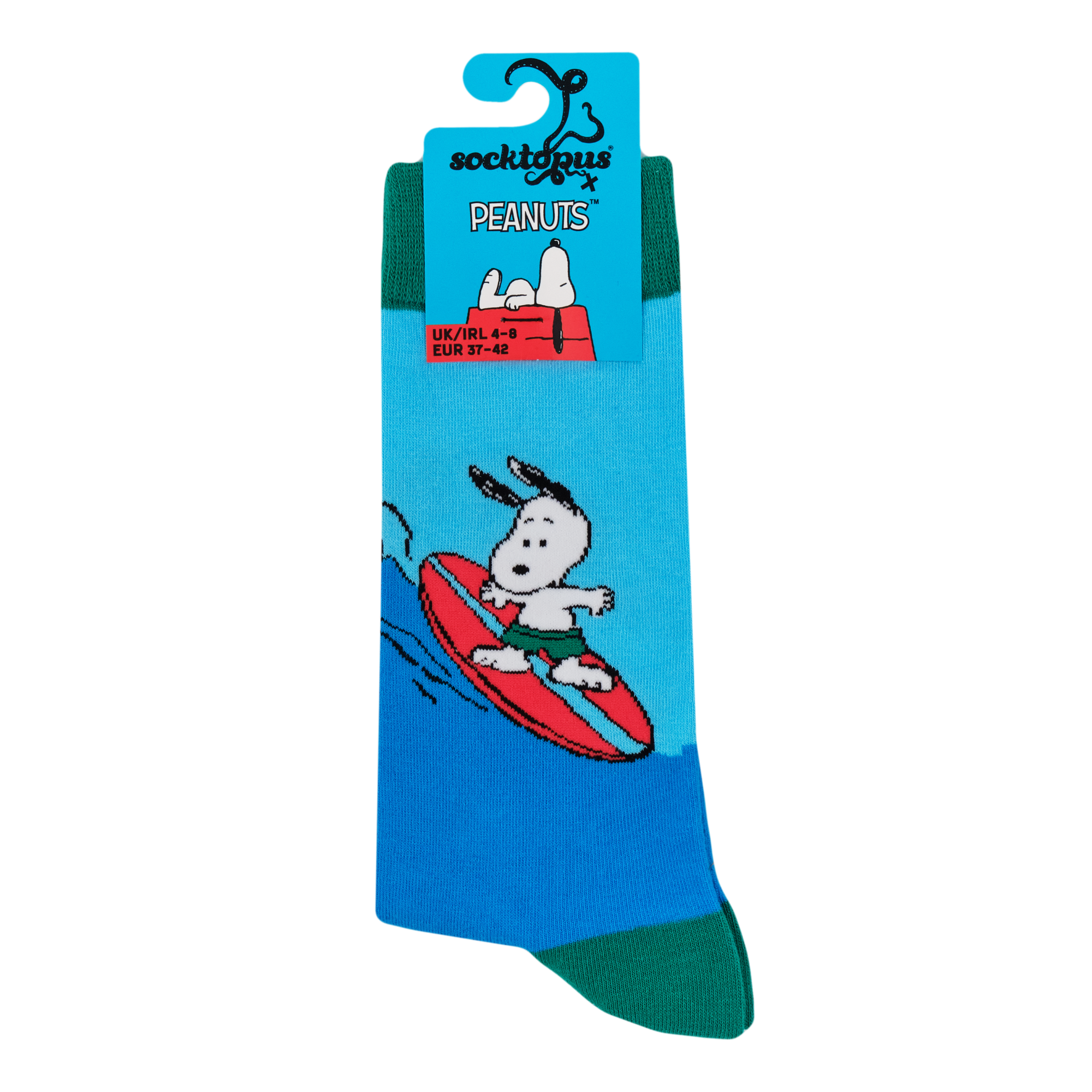Snoopy Surfs Up Socks - Peanuts