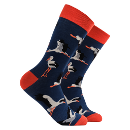 Stork Bamboo Socks - Special Delivery