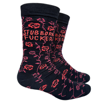 Stubborn Fucker Socks - Large