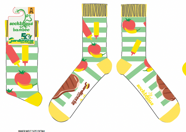 *Jardinerie Tarnaise - Rayures BBQ Socks