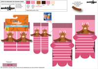 Highland Coo Holding Hands Kids Socks