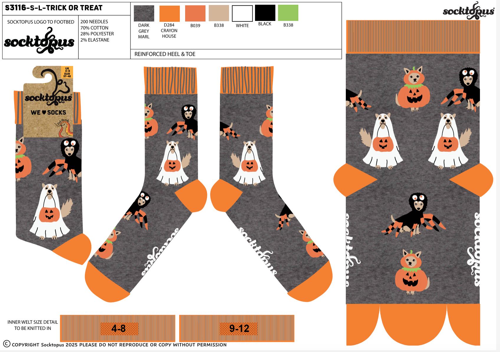Trick or Treat Socks