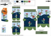 Loch Ness Monster Socks - Nessie (XS-SIZE)