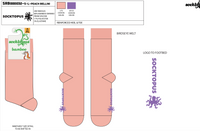 Peach Bellini - Bamboo Colours Socks