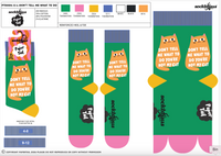Don't Tell Me What To Do Socks - Paper Tails