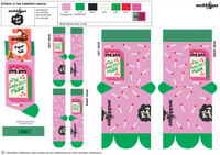 The Purrfect Match Socks - Paper Tails