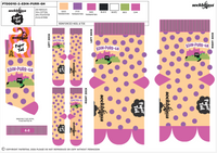 Edin-Purr-gh Socks - Paper Tails