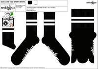 Sports Stripe Athletic Socks