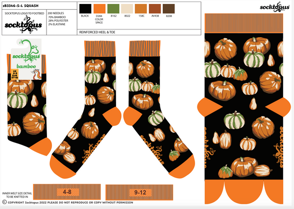 Squash Bamboo Socks