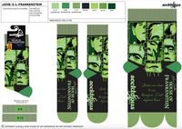 Frankenstein Socks - Socktopus x House of Frankenstein
