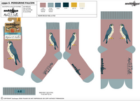 Peregrine Falcon Socks - Robert E Fuller