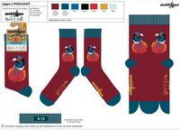 Pheasant Socks - Robert E Fuller