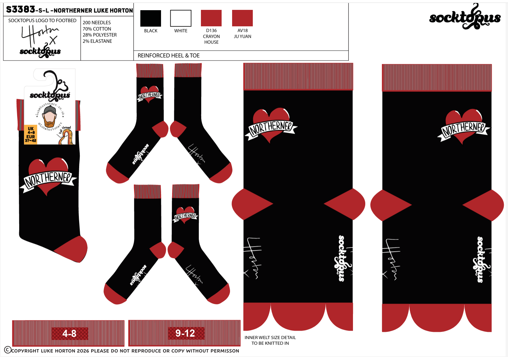 Northener Socks - Luke Horton