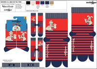 UK Tea Time Socks - Wallace and Gromit