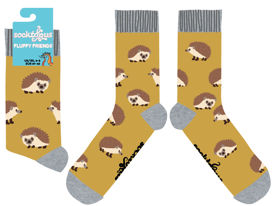 Fluffy Hedgehogs Socks