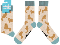 Fluffy Ginger Cats Socks