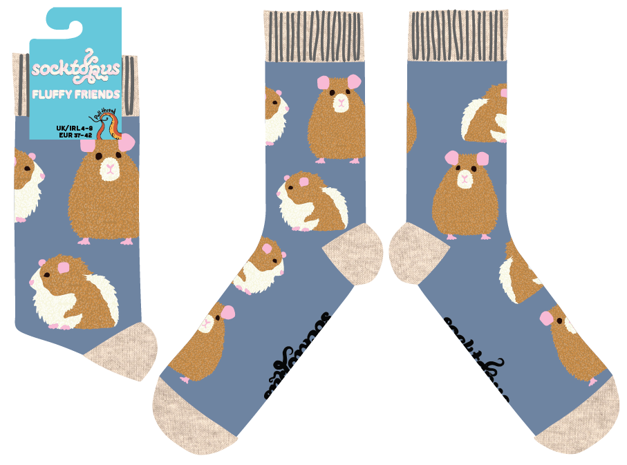 Fluffy Hamster Socks