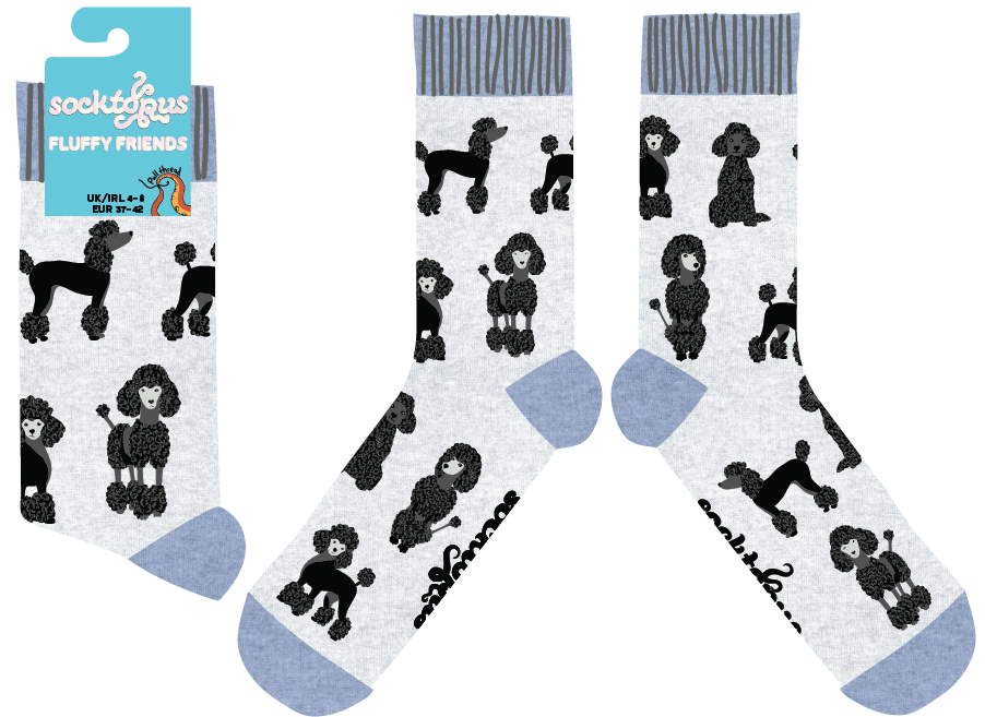 Fluffy Poodles Socks