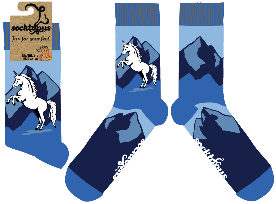 Unicorn of Scotland Socks