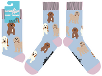 Fluffy Cockapoo Socks