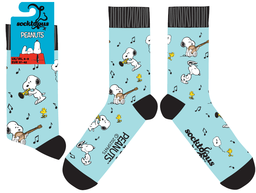 Musical Snoopy Socks - Peanuts